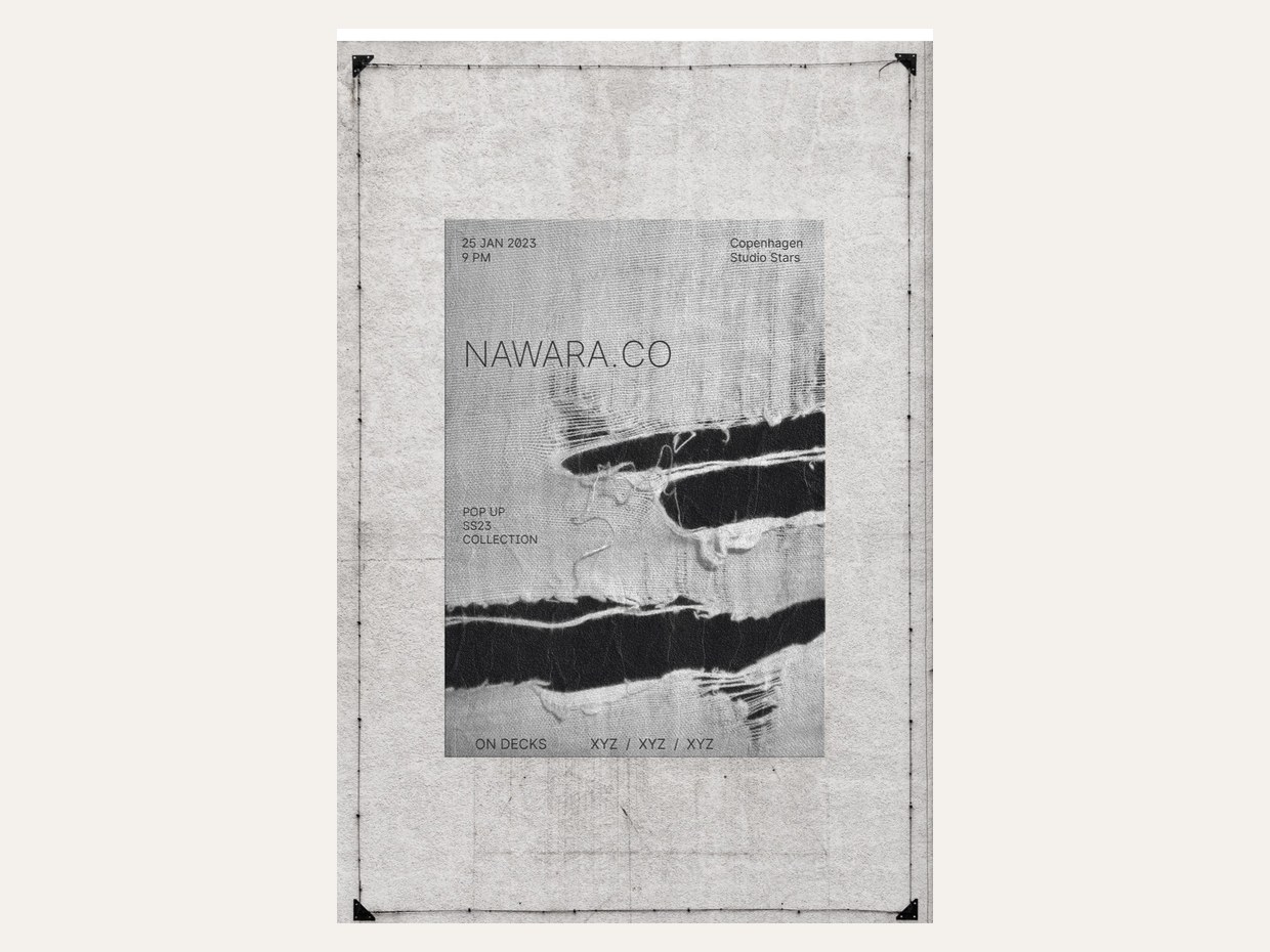 Poster for the collection launch